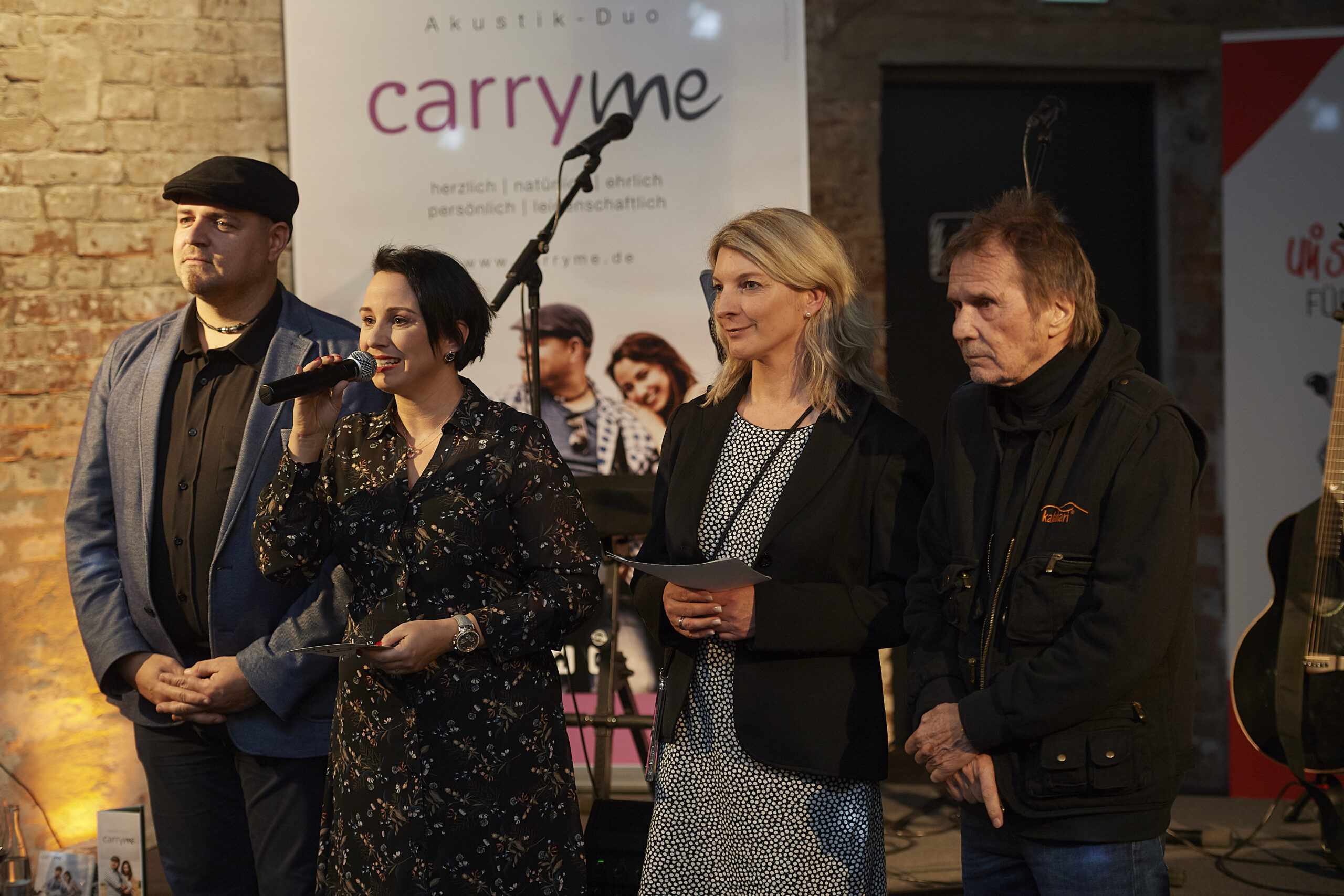 CarryMe mit Uli Stein bei einer Benefizveranstaltung