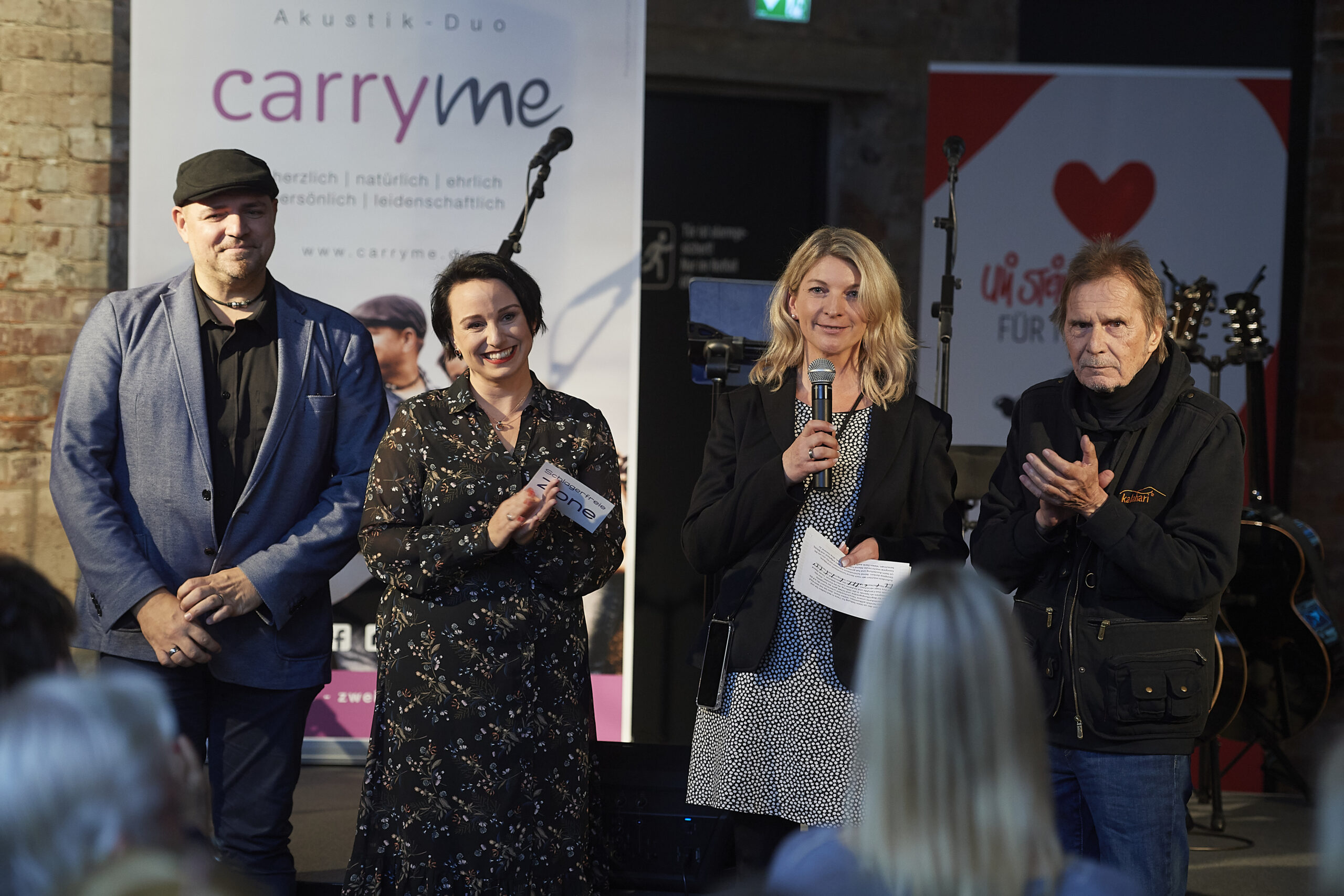 CarryMe Musiker bei einer Benefizveranstaltung