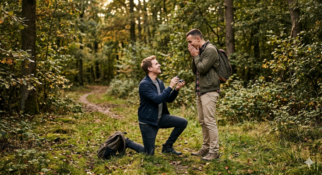 CarryMe Austik Duo - Livemusik Heiratsantrag im Wald